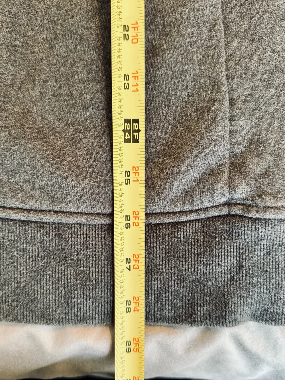 BANANA REPUBLIC Grey Zip Hoodie Sweatshirt w Pockets Jacket Full Zipper Sweater